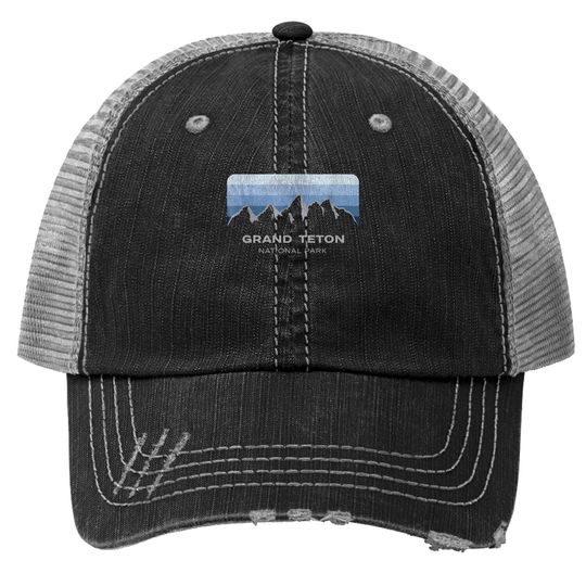Grand Teton National Park Trucker Hat: Winter Edition