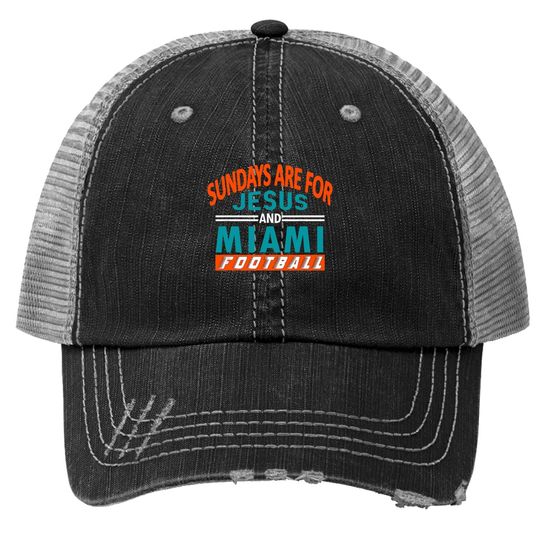 Miami Trucker Hat Sundays Are For Jesus