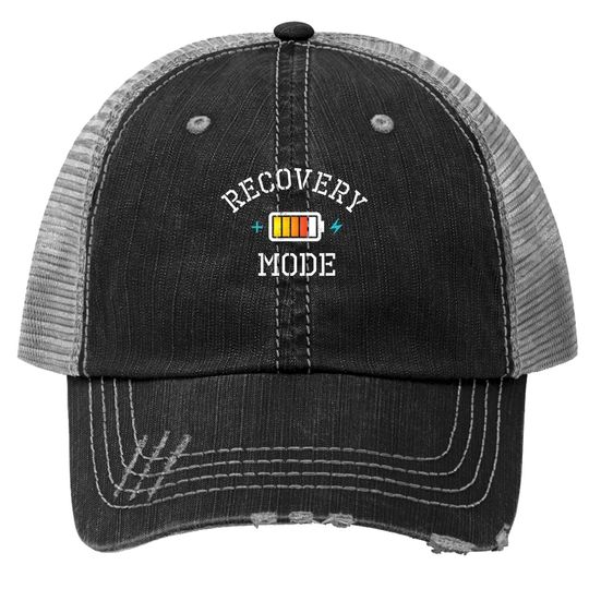 Get Well Soon Gift Trucker Hat Recovery Mode Is On Post Surgery Trucker Hat
