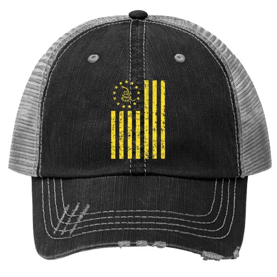 Betsy Ross Flag 2nd Amendment 2a Libertarian Republican Trucker Hat