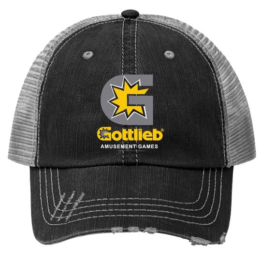 Gottlieb Pinball Amusement Games Logo Pinball Trucker Hat