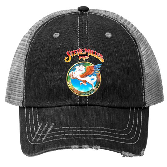 Steve Miller Band Trucker Hat Cotton Trucker Hat Fashion Round Neck Tops Short Sleeve Trucker Hat