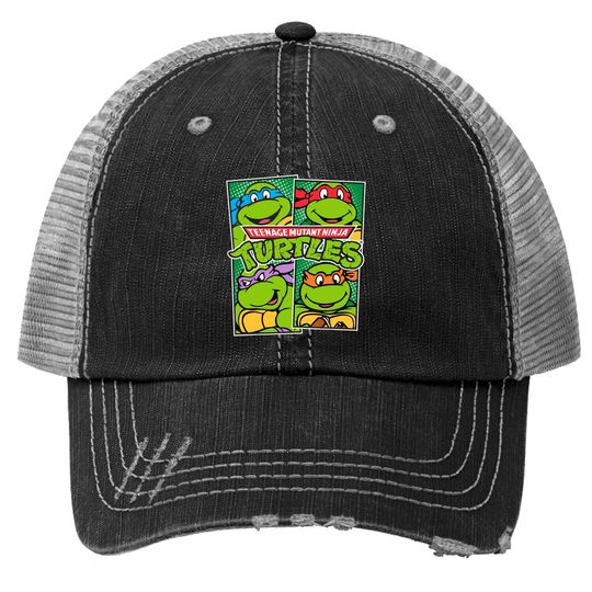 Teenage Mutant Ninja Turtles Paneled Characters Trucker Hat
