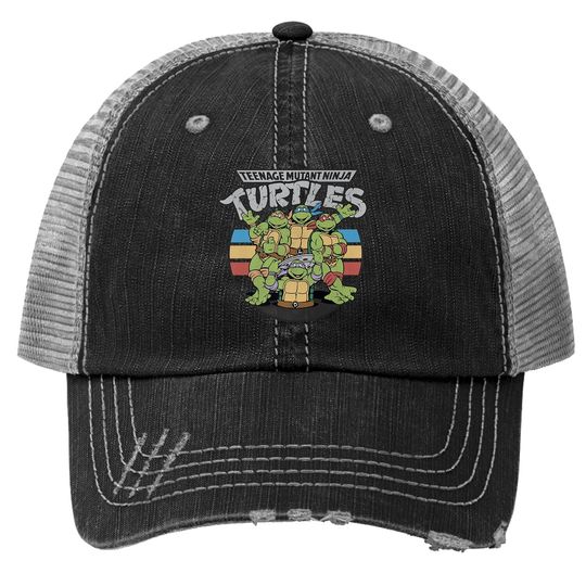 Trucker Hatnage Mutant Ninja Turtles Retro Spot Logo Trucker Hat-trucker Hat