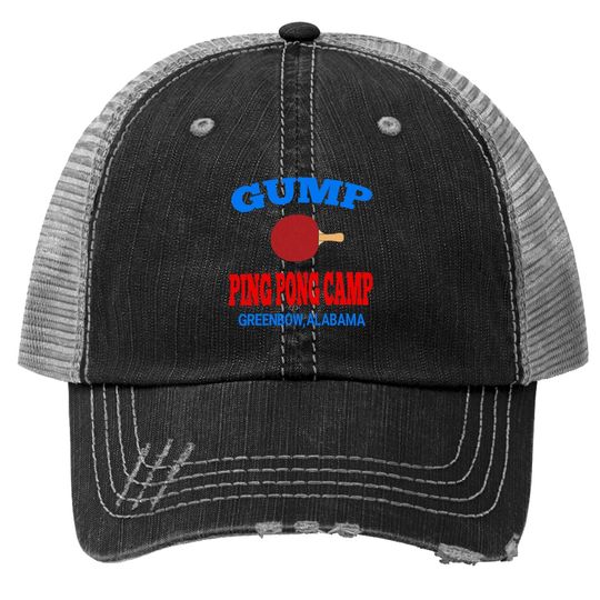Nirvan Forrest Gump Ping Pong Camp Trucker Hat