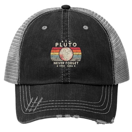 Retro Style Space Never Trucker Hat