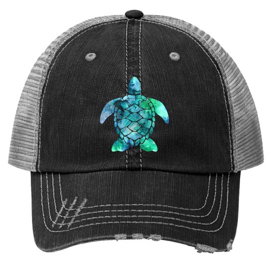 Save The Turtles Sea Turtle Gifts Ocean Animals Sea Turtle Trucker Hat