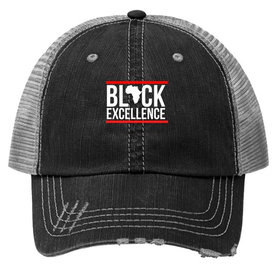 Black Excellence African American Trucker Hat