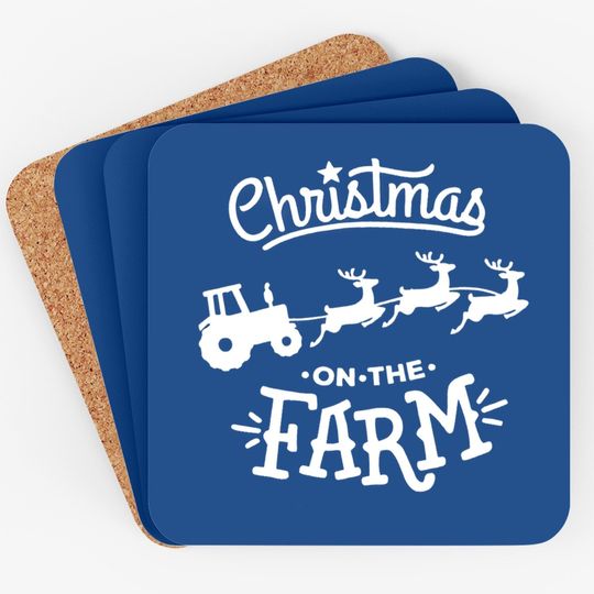 Christmas On The Farm Coasters