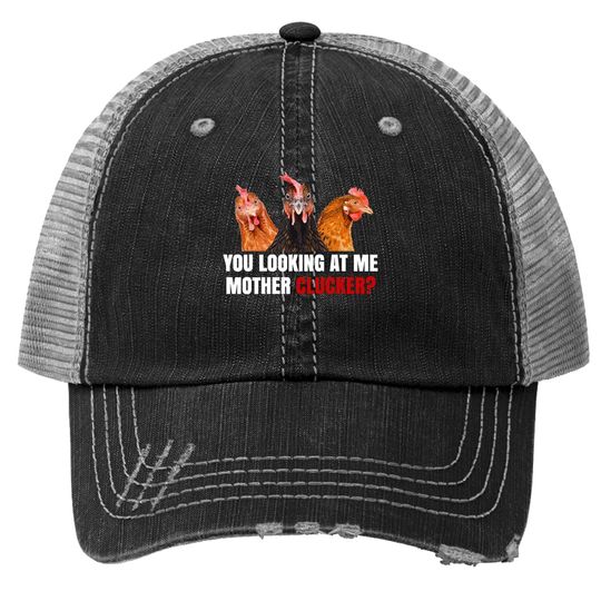 Mother Clucker Hen Humor | Chicken Trucker Hat For Chicken Lovers Trucker Hat