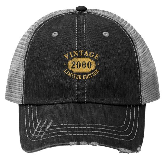 21st Birthday Anniversary Gift Limited 2000 Trucker Hat