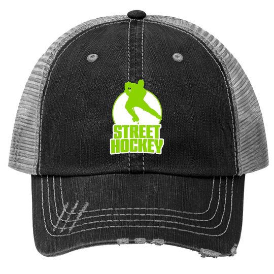 Street Hockey Player Trucker Hat
