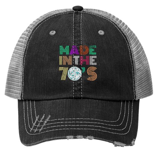 Made In The 70s Seventies Retro Distressed Trucker Hat