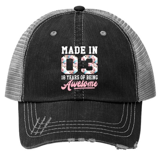 18 Year Old Girls Trucker Hatns In 2003 Trucker Hat