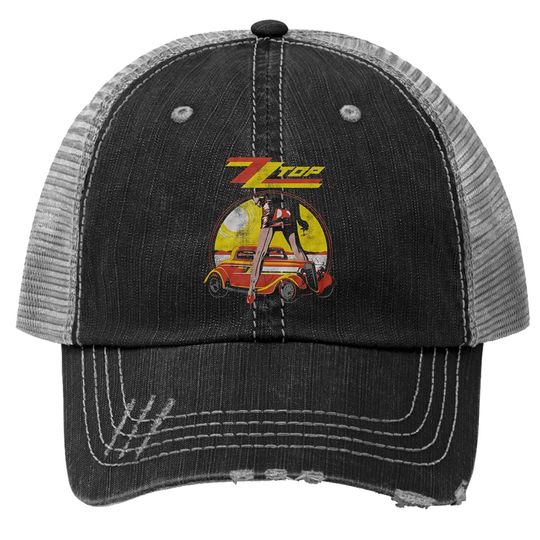 Zz Top Legs Fitted Jersey Trucker Hat