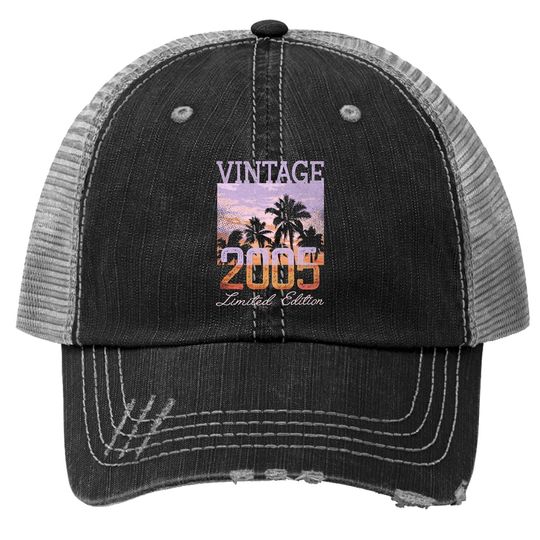 Vintage 2005 Limited Edition16 Year Old Gift Trucker Hat