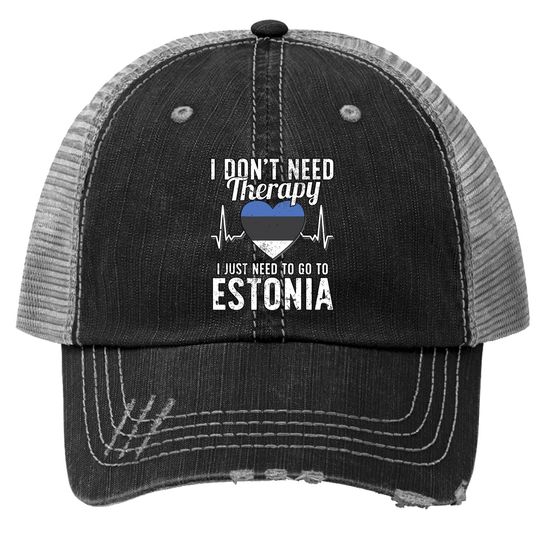 Estonian Flag Trucker Hat