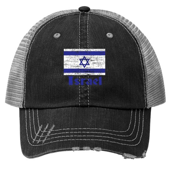 Flag Of Israel Trucker Hat