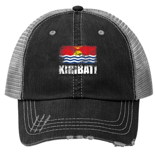 Kiribati Flag Trucker Hat