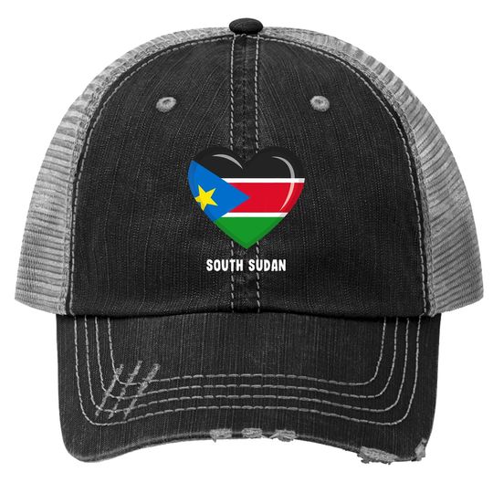 South Sudan Flag Trucker Hat | Sudanese Trucker Hat