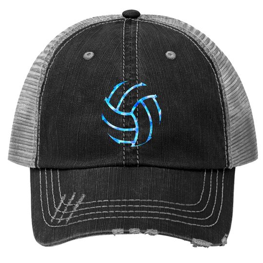 Volleyball Stuff Attire Tie Dye Trucker Hat