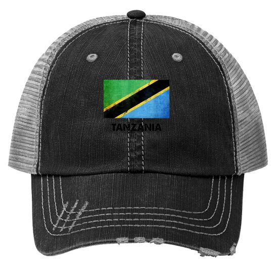 Tanzania Flag Trucker Hat | Tanzanian Trucker Hat