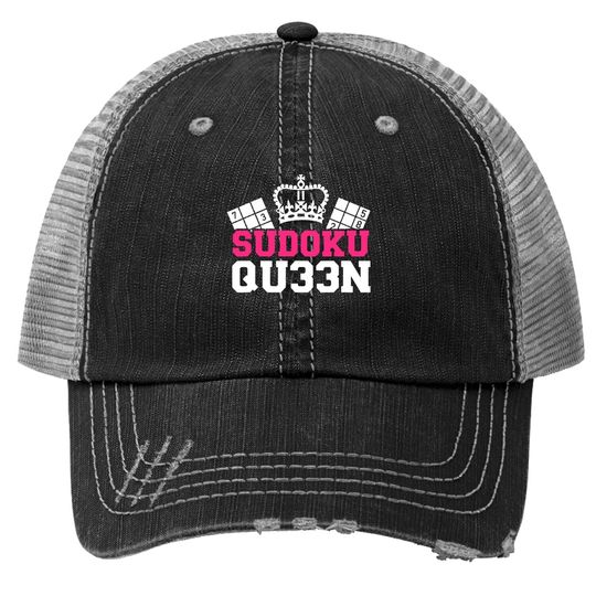 Sudoku Queen Trucker Hat