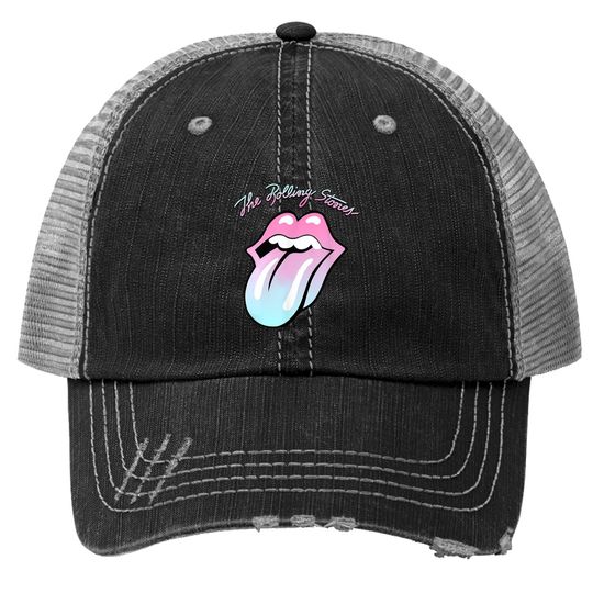  Rolling Stones Gradient Tongue Trucker Hat