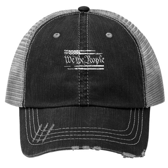 We The People United States Constitution Pro-america Trucker Hat