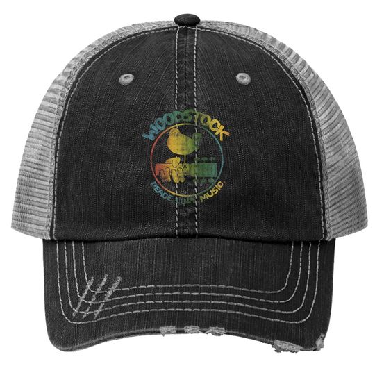 Woodstock Colorful Logo Slim Fit Trucker Hat