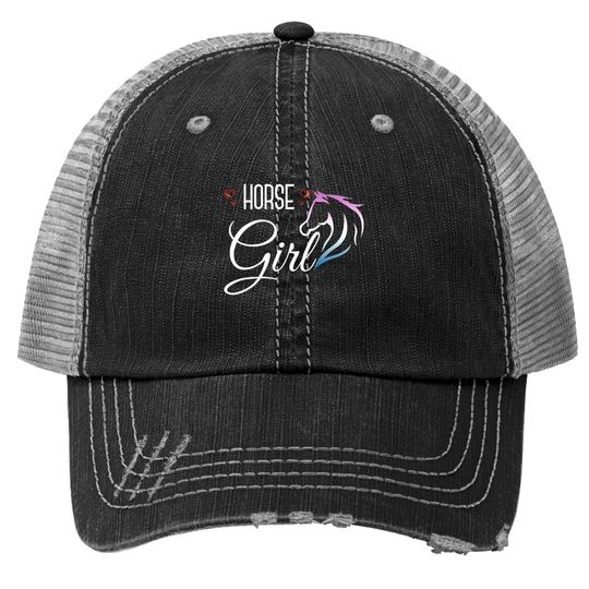 Horse Girl Equestrian Trucker Hat