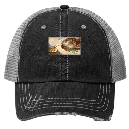 Boop The Snoot Of Welsh Corgi Funny Trucker Hat