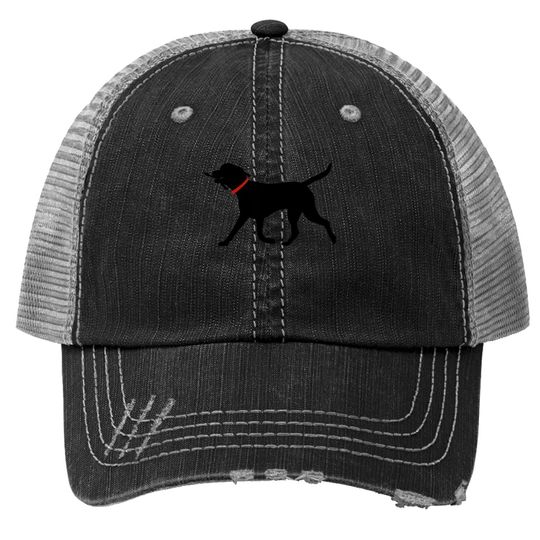 Labrador Retriever Trucker Hat Play Fetch Black Lab Trucker Hat