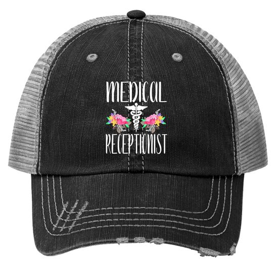 Medical Receptionist Secretary Trucker Hat