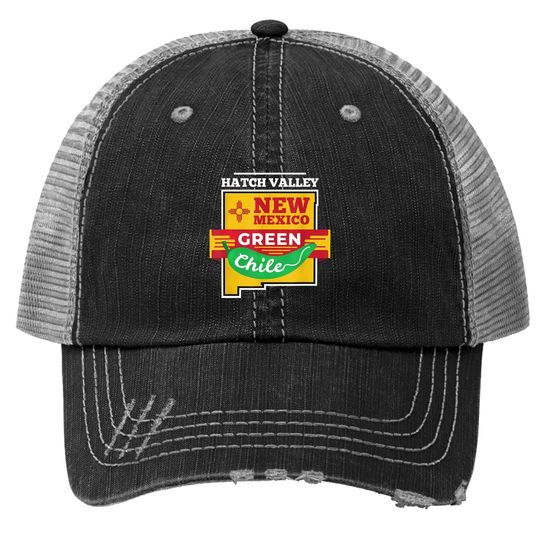 New Mexico Hatch Chile Green Chili Pepper Trucker Hat