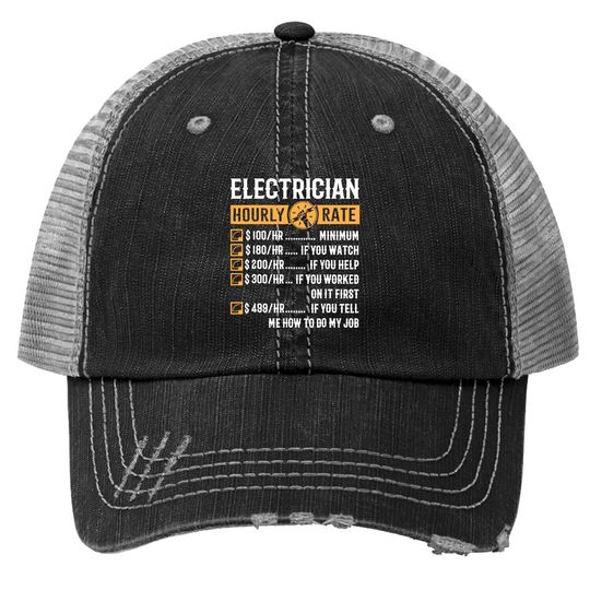 Electrician Trucker Hat
