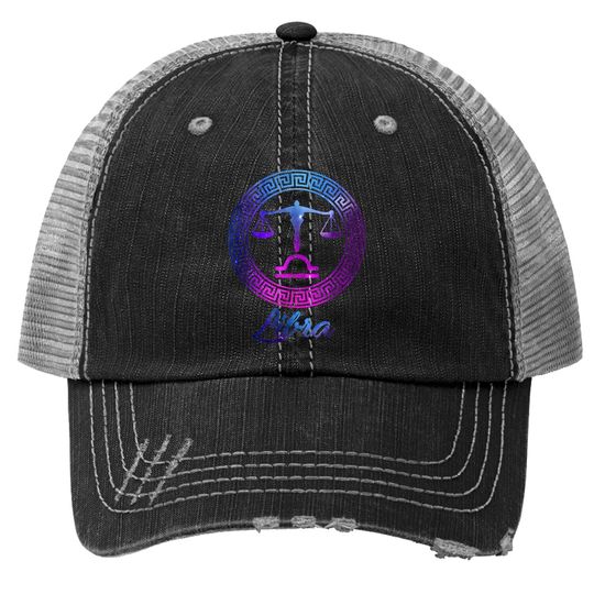 Libra Zodiac Sign Trucker Hat