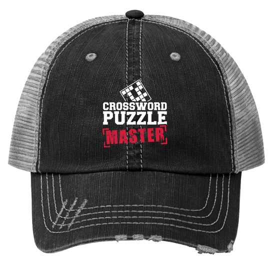 Crossword Puzzle Master Trucker Hat
