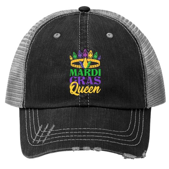 Costume Carnival Gift Queen Mardi Gras Trucker Hat