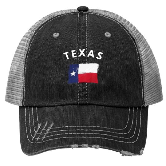 Texas Fans State Of Texas Flag Trucker Hat