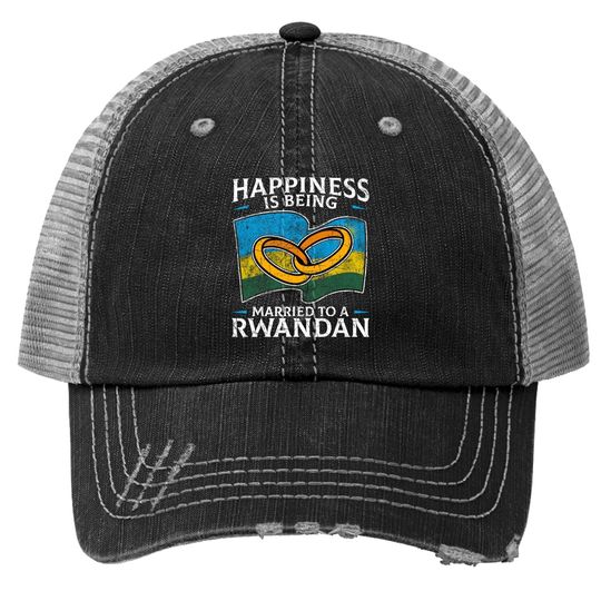 Wedding Republic Of Rwanda Trucker Hat