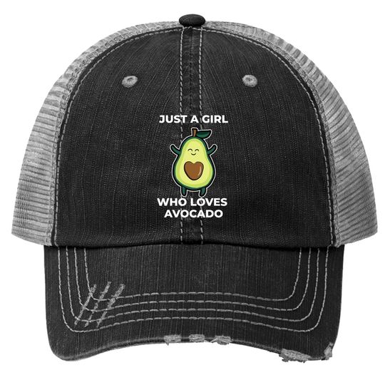 Just A Girl Who Loves Avocado Trucker Hat