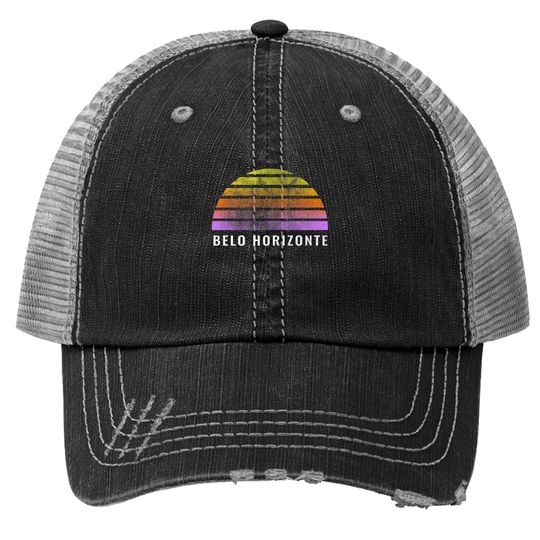 Throwback Sunset Vintage Belo Horizonte Trucker Hat