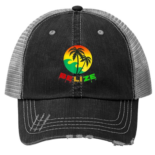 Belize Sunset Trucker Hat