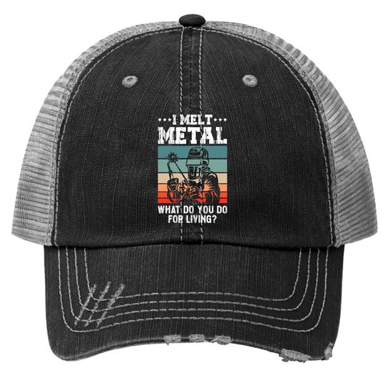 Weld Instructor Design For A Welder Trucker Hat