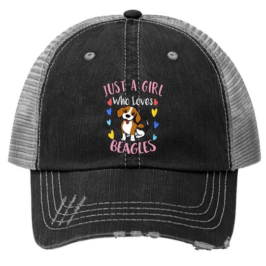 Just A Girl Who Loves Beagles Trucker Hat