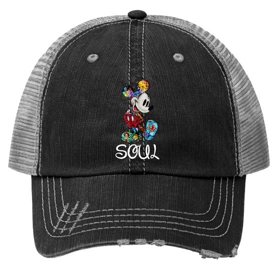 Matching Couple Disney Soul Mate Mickey Mouse Trucker Hat