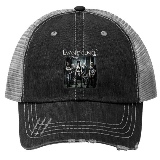 Vintage Evanescences Art Band Music Legend Trucker Hat