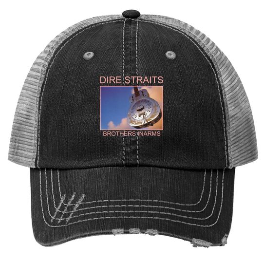 Dire Straits Brothers In Arms Rock  trucker Hat