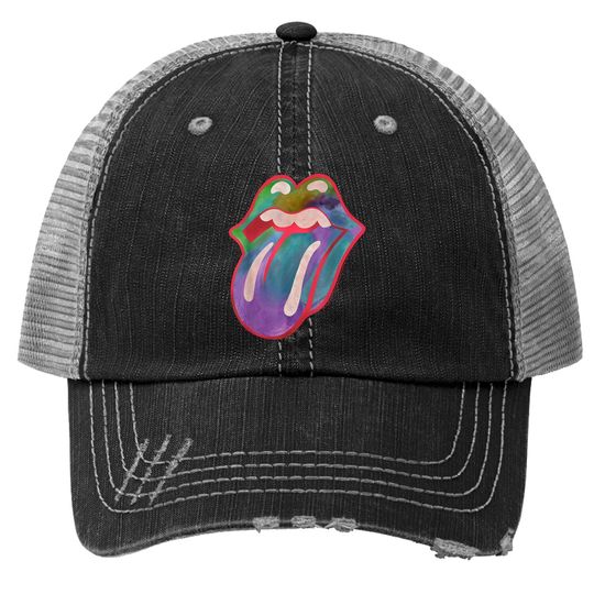 Rolling Stones  Colour Tongue Trucker Hat